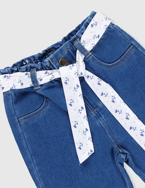 Jeans baggy Weekend Baby lavado medio para niña
