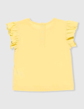 Playera Weekend Baby manga corta para bebé niña