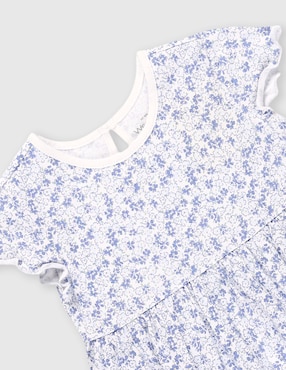 Vestido casual Weekend Baby manga mariposa para niña