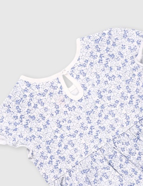 Vestido casual Weekend Baby manga mariposa para niña