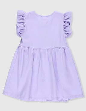 Vestido Weekend Baby manga volantes para niña