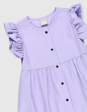 Vestido Weekend Baby manga volantes para niña