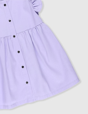 Vestido Weekend Baby manga volantes para niña