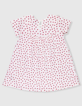 Vestido Weekend Baby manga cap para niña