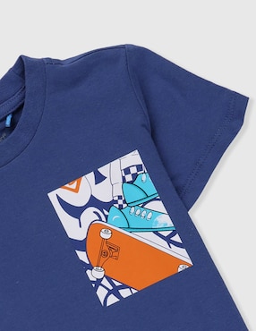 Playera Weekend Baby manga corta para niño