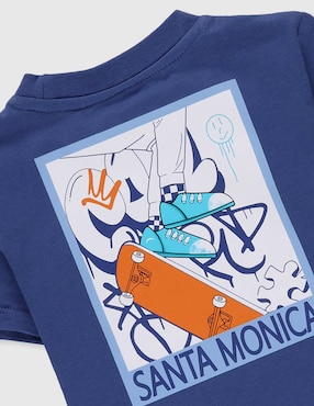 Playera Weekend Baby manga corta para niño