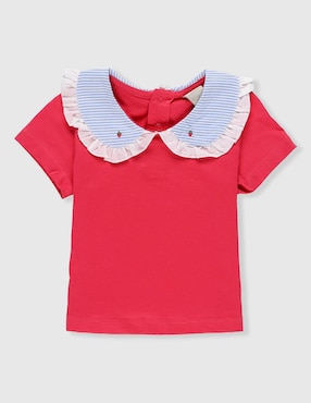 Playera Weekend Baby manga corta para niña