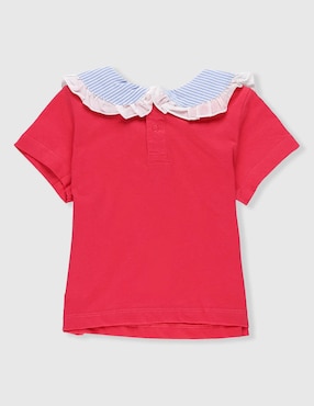 Playera Weekend Baby manga corta para niña