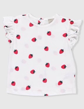 Playera Weekend Baby manga corta para niña