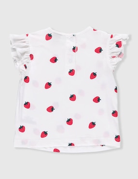 Playera Weekend Baby manga corta para niña