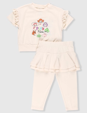 Conjunto casual Disney Dtr para niña