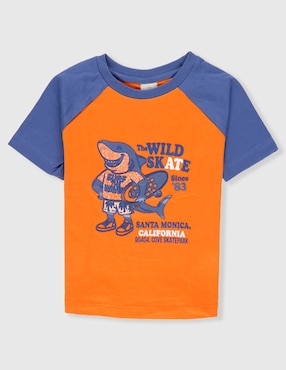 Playera Weekend Baby manga corta para niño