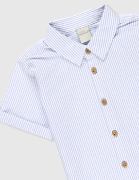 Camisa casual Weekend Baby de algodón manga corta para niño