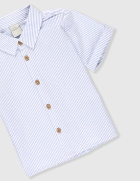 Camisa casual Weekend Baby de algodón manga corta para niño