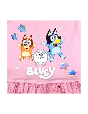 Vestido Panaderia Bluey manga regular para niña