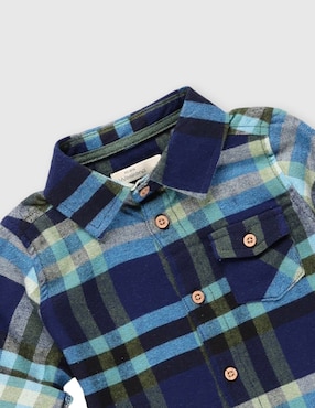 Camisa casual Weekend Baby de algodón manga larga para niño