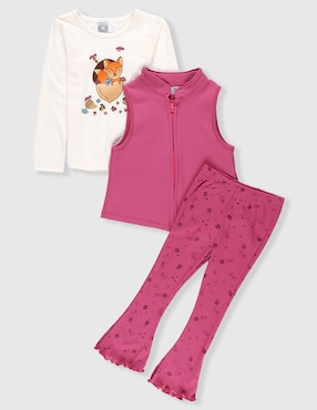 Conjunto Optima de algodón para niña Conjunto Optima de algodón para niña