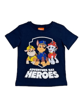 Playera Paw Patrol Paw Patrol manga corta para niño