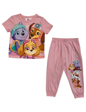 Conjunto Pijama Paw Patrol Nickelodeon para bebé niña