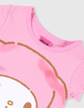 Playera Tycoon My Melody Hello Kitty manga corta para niña