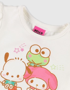 Playera Tycoon Hello Kitty and Friends manga corta para niña