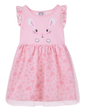 Vestido Optima sin manga para niña