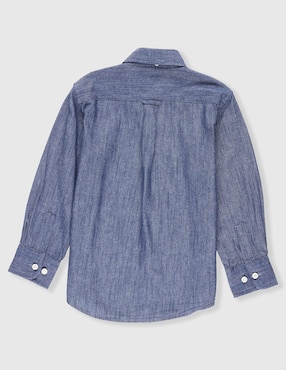 Camisa casual Us Polo de algodón manga larga para niño