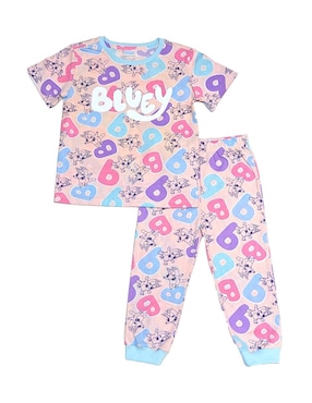 Conjunto pijama Bluey Bluey Bingo para niña