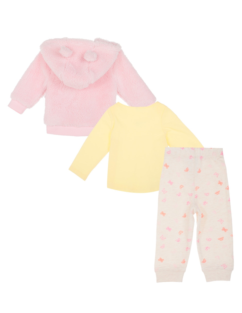 CONJUNTO WEEKEND, 3M, ROSA BEBÉ CLARO L