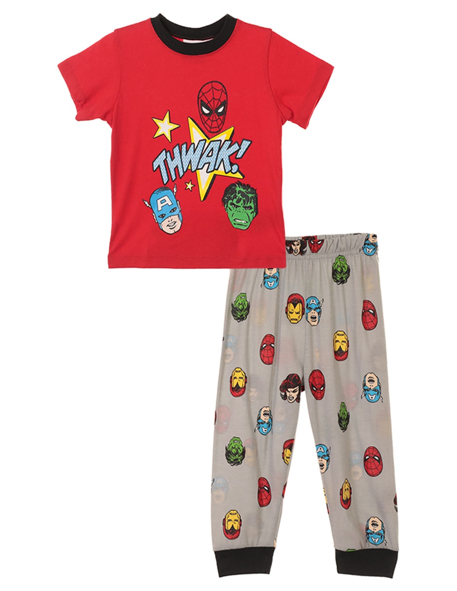 Pijama Spiderman Niño 2A Rojo