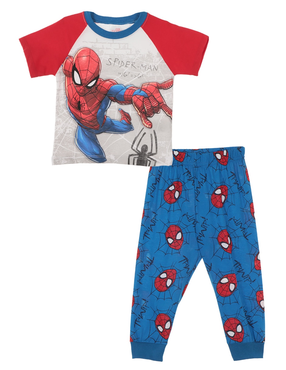 Marvel Conjunto de pijama Spiderman para niño