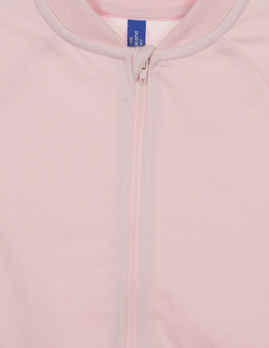 SUDADERA, 3T (3 AÑOS), ROSA BEBÉ CLARO