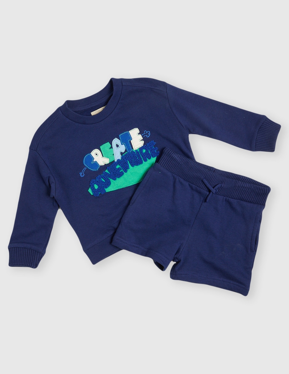 Conjunto de algodón para niño 2 piezas 8