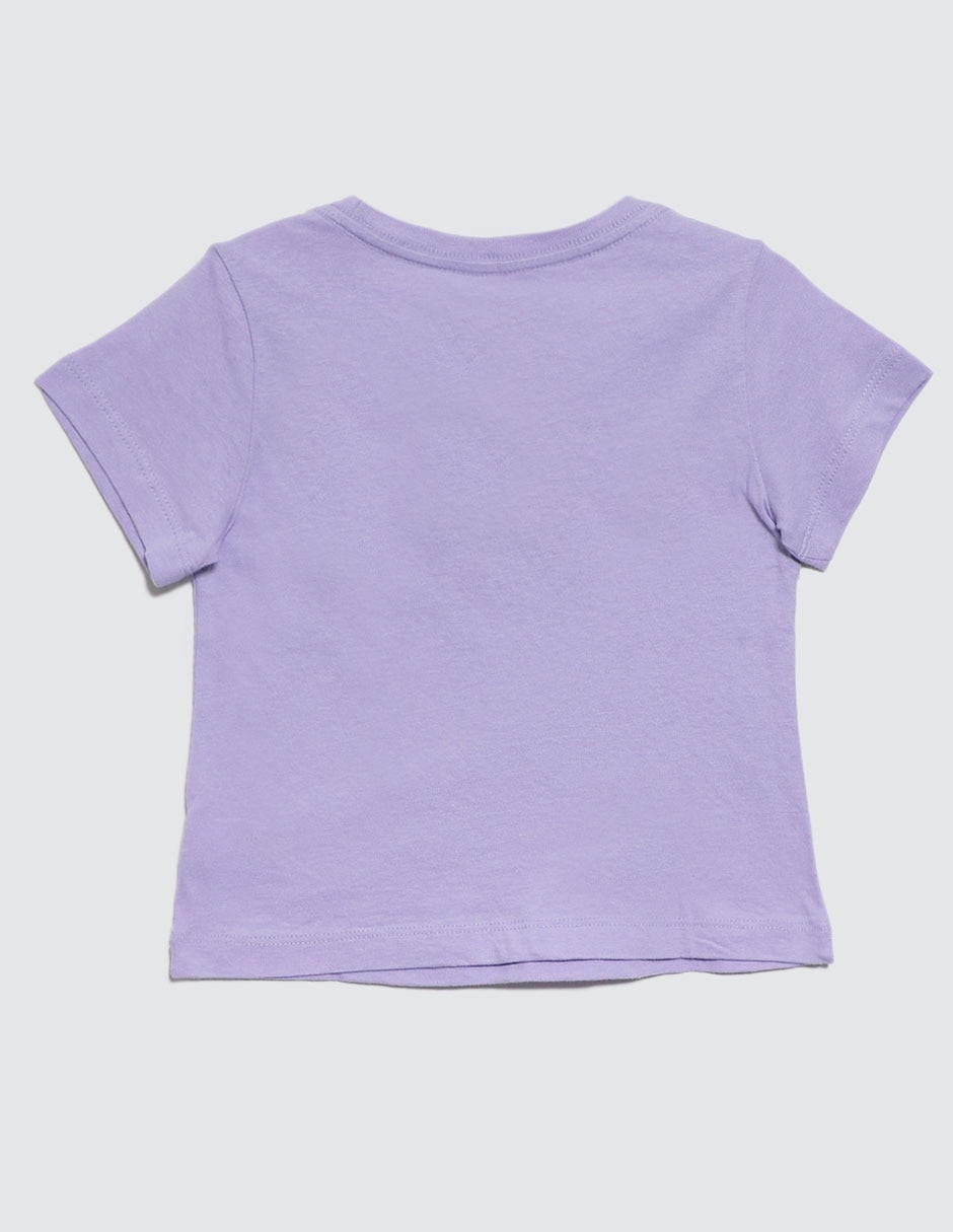 Playera Rapunzel manga corta para niña 2