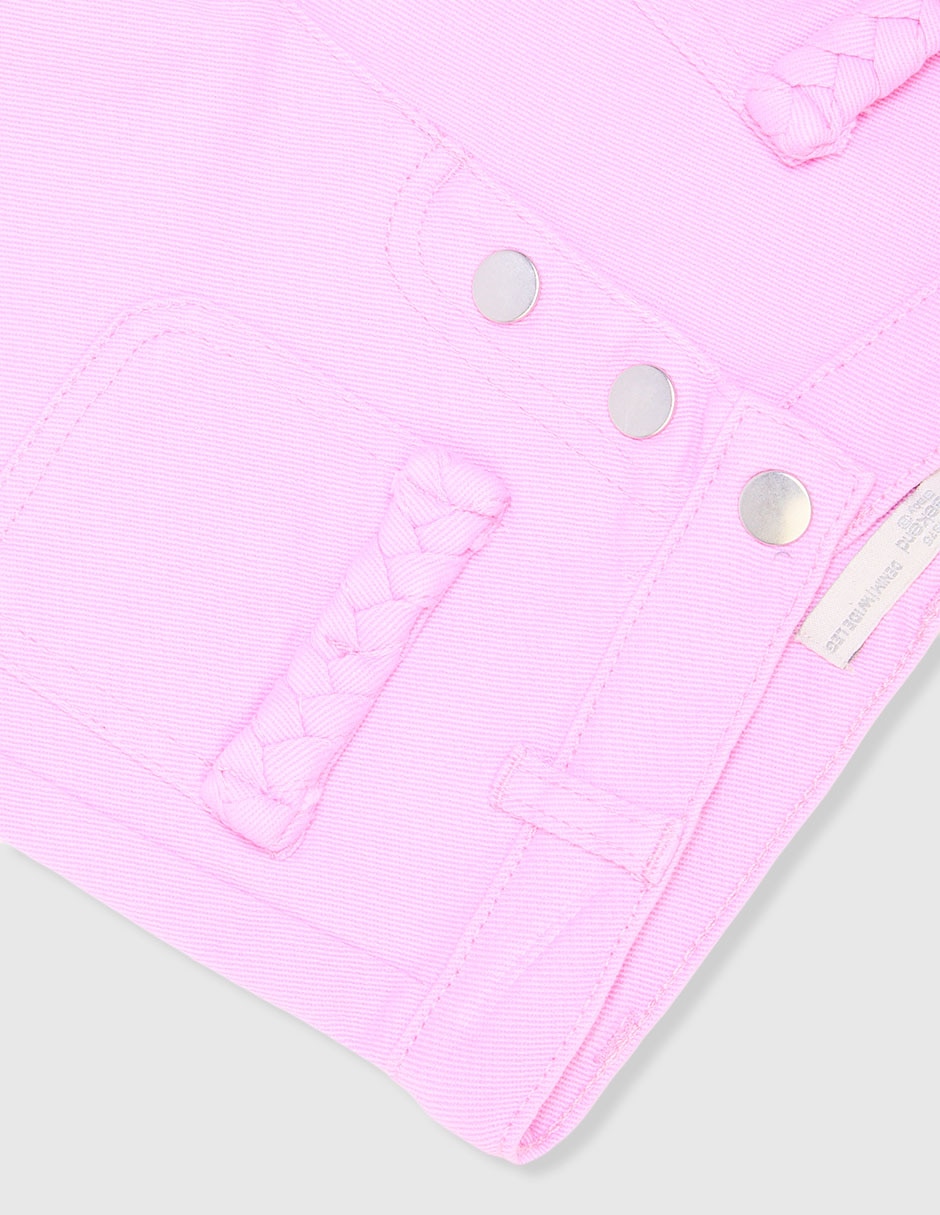 Jeans capri straight para niña 3
