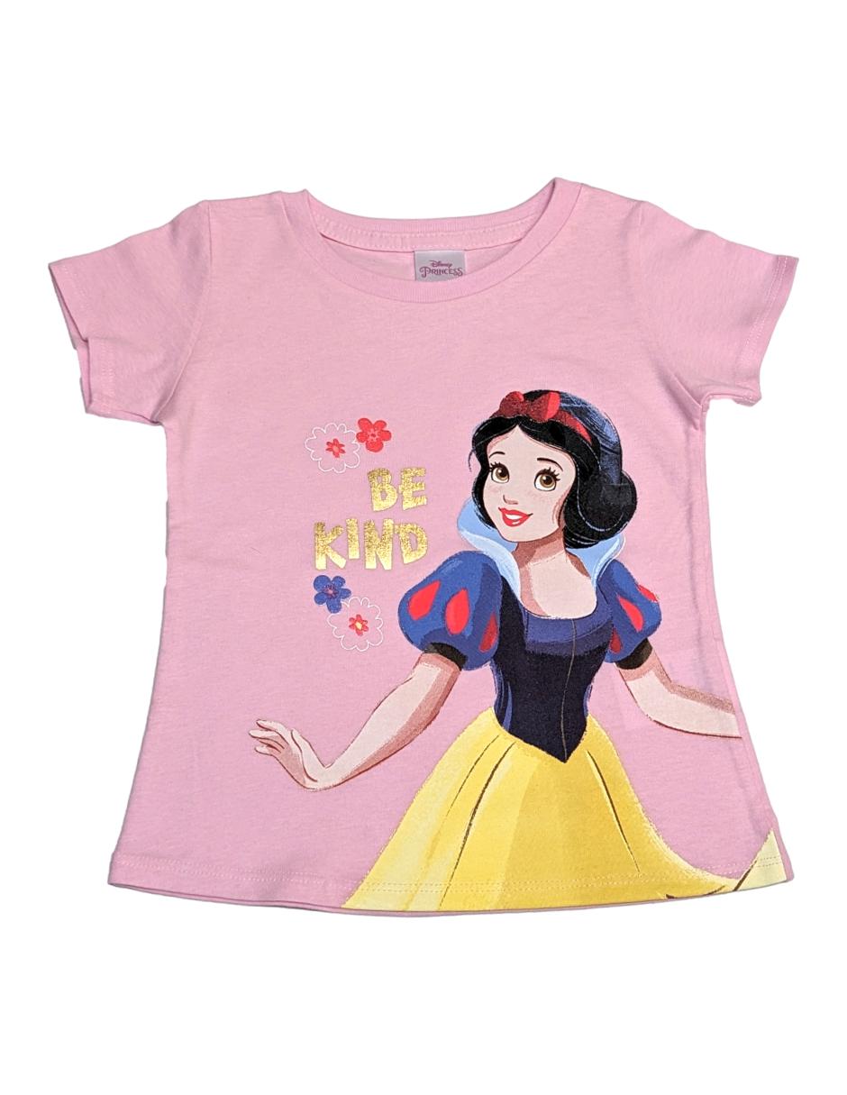 Playera Princesas mana corta para niña Playera Princesas mana corta para niña