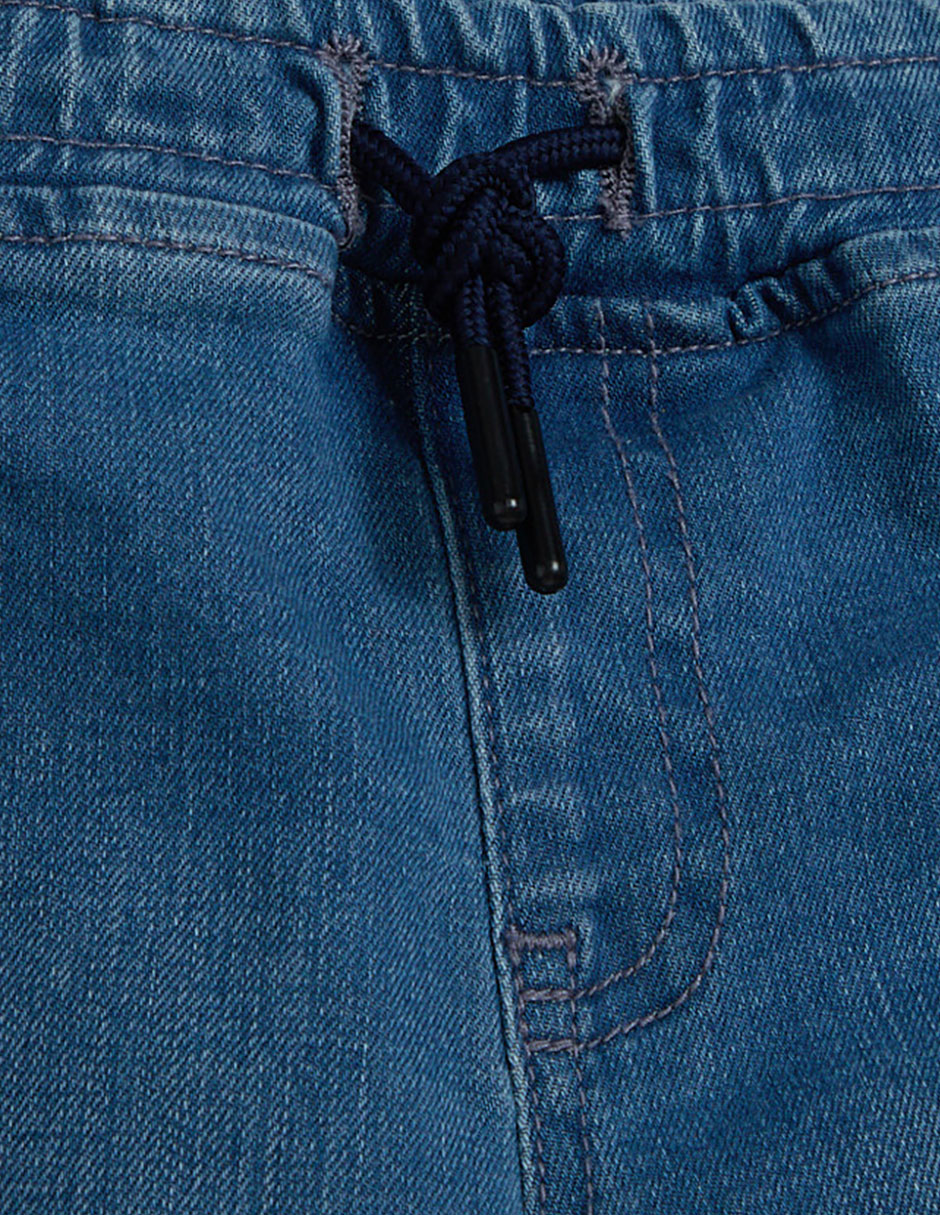 Jeans jogger straight deslavado para niño 3