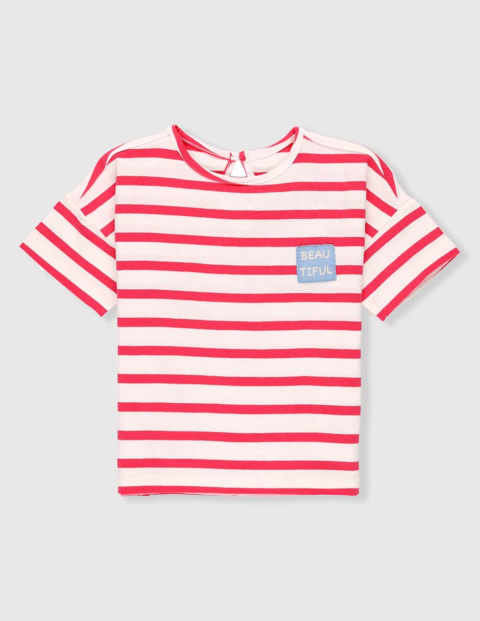 Playera manga corta para niña Playera manga corta para niña
