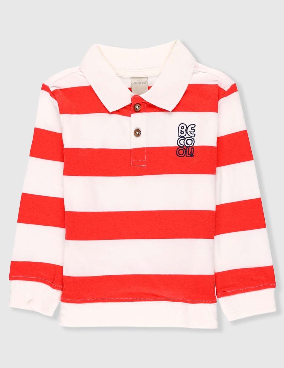 Playera tipo polo para niño Playera tipo polo para niño