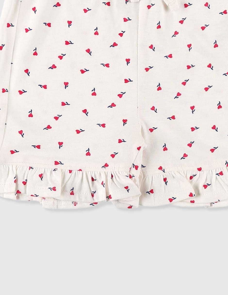 Conjunto casual de algodón para bebé niña 2 piezas 5
