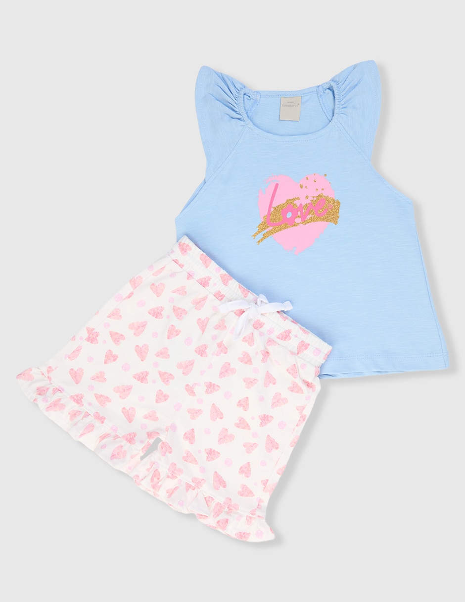 Conjunto de algodón para bebé niña Conjunto de algodón para bebé niña
