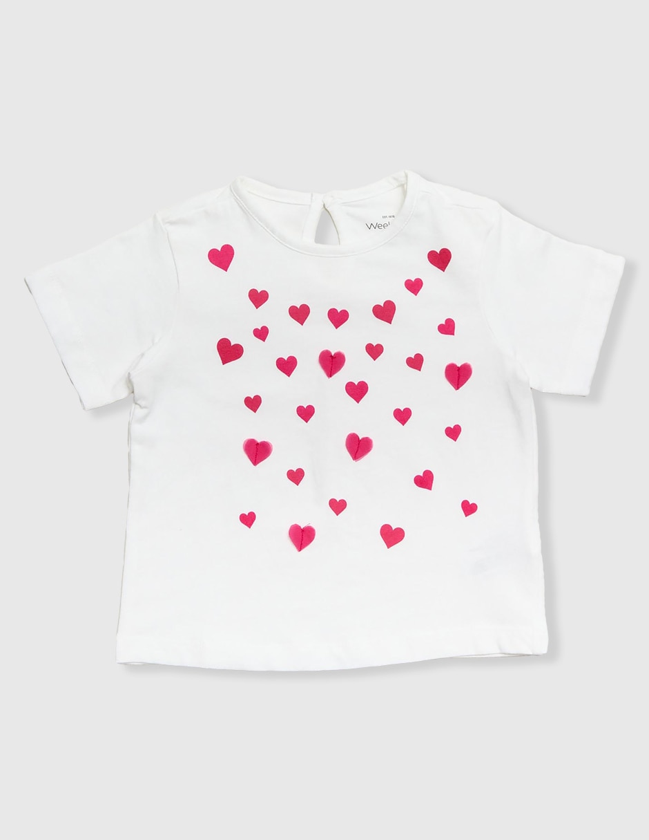 Playera manga corta para niña Playera manga corta para niña