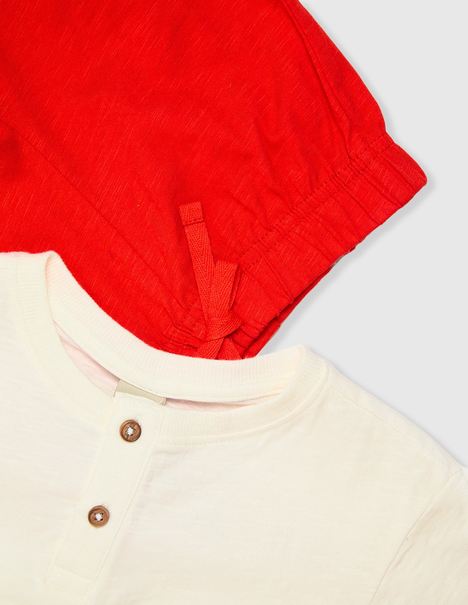 Conjunto de algodón para niña 2 piezas 4