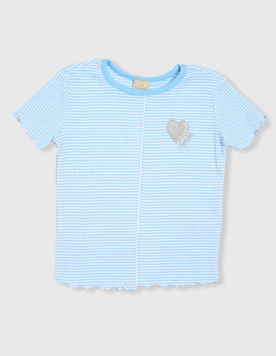Playera manga corta para niña Playera manga corta para niña