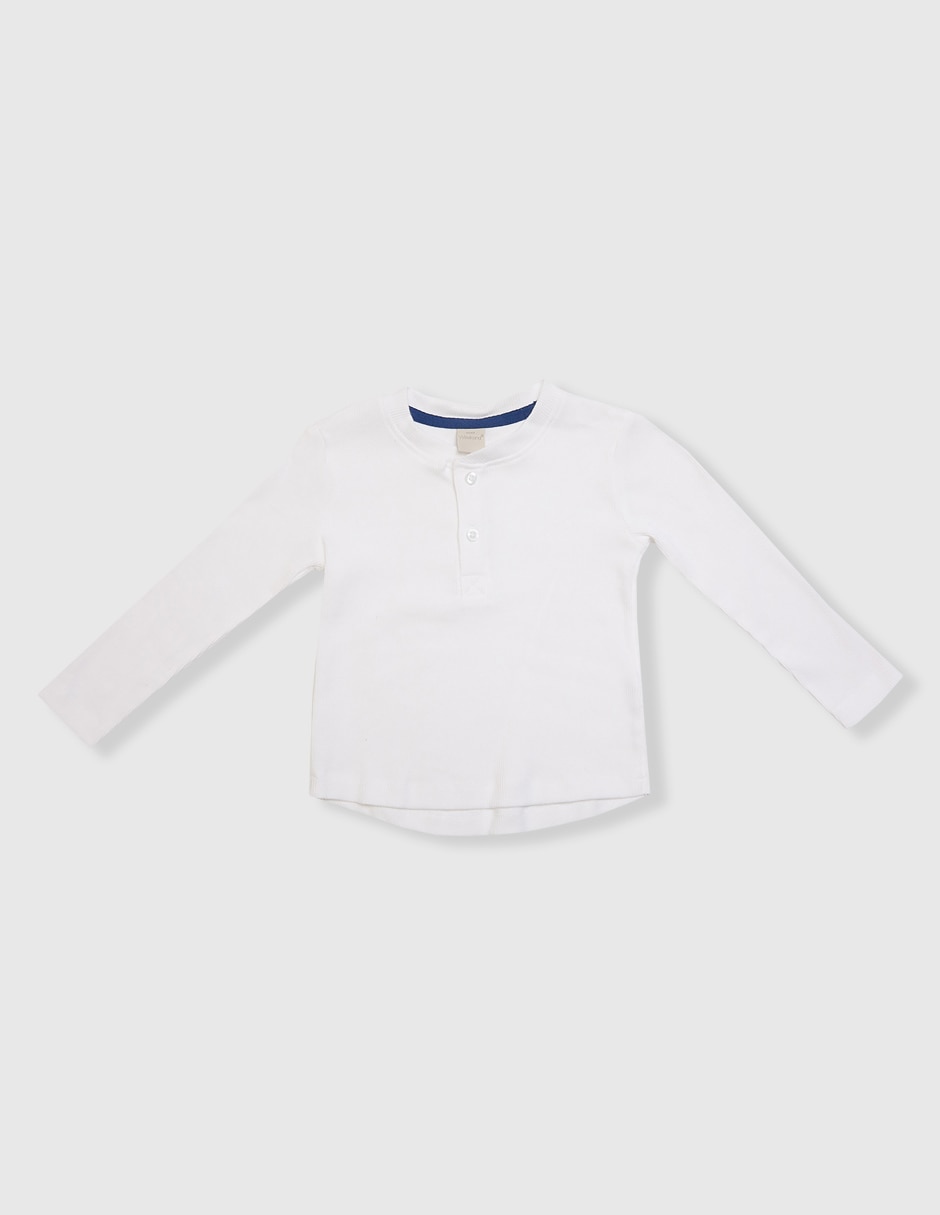 Playera manga larga para niño Playera manga larga para niño
