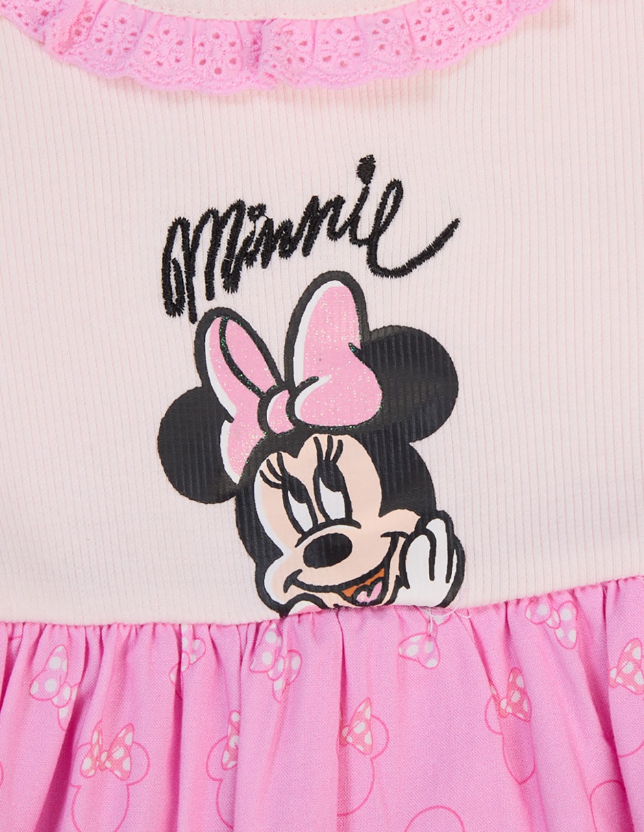 Vestido manga regular para niña 3