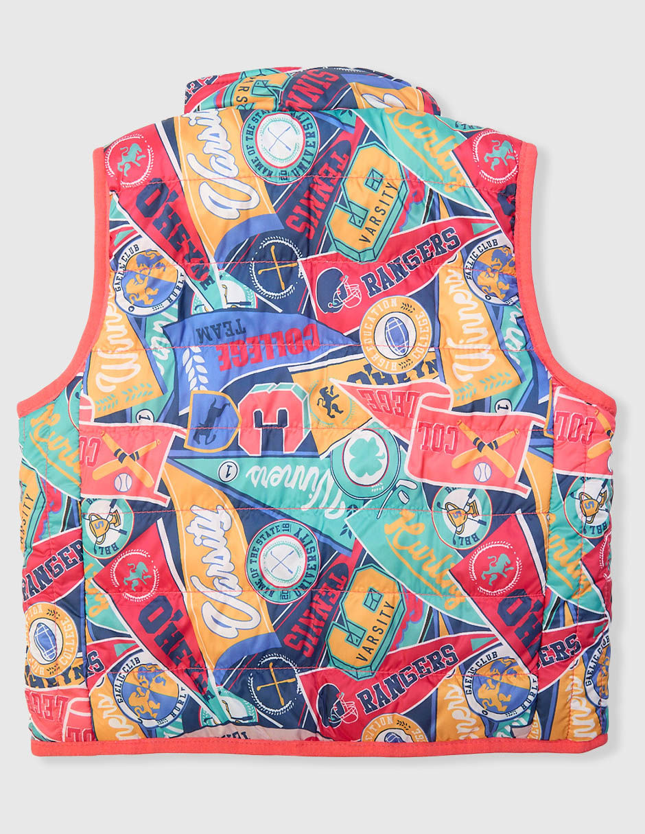 Chaleco reversible para bebé niño 2