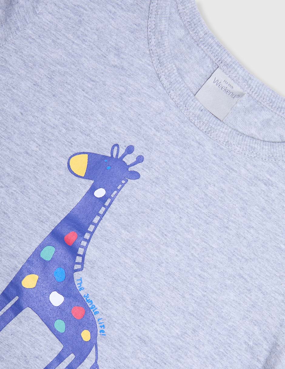 Playera manga corta para bebé niño 3
