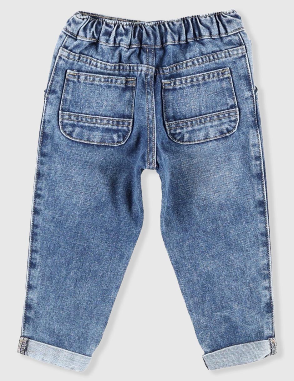 Jeans relaxed amplio deslavado para niño 2