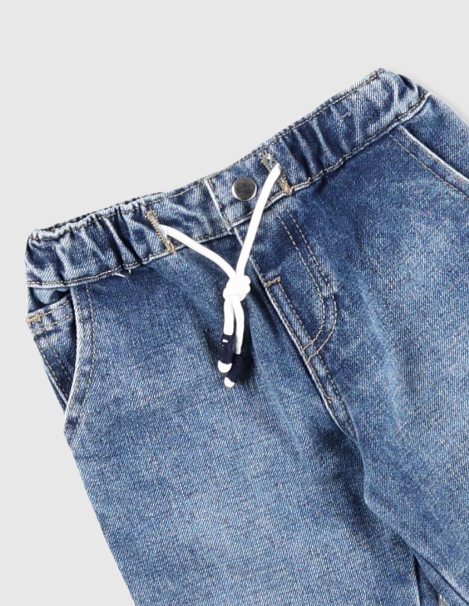 Jeans relaxed amplio deslavado para niño 3